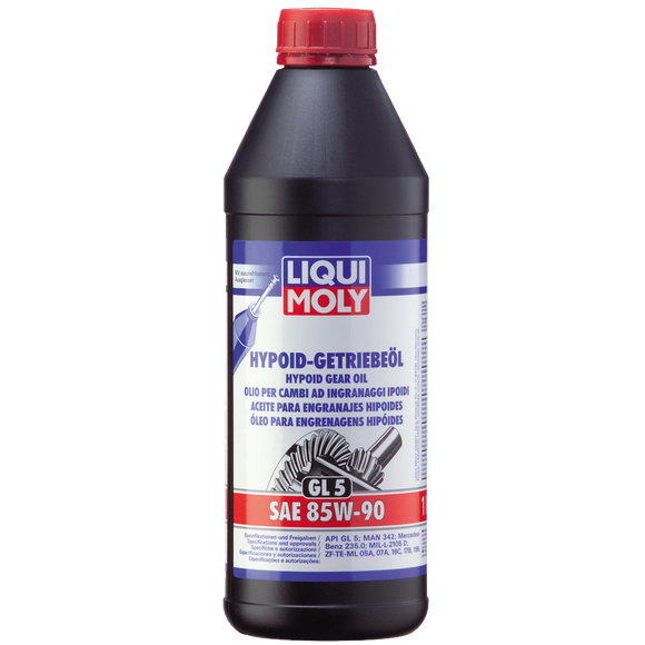 Liqui Moly GL5 SAE 85W-90 Hypoid Gear Oil 1L