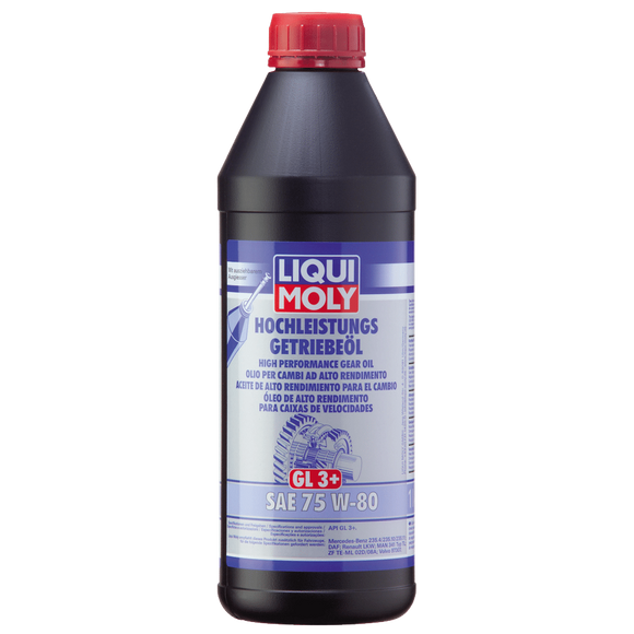 Liqui Moly High Performance GL3+ SAE 75W-80 Gear Oil 1L
