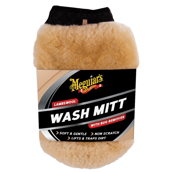 Lambswool Wash Mitt with Bug Remover