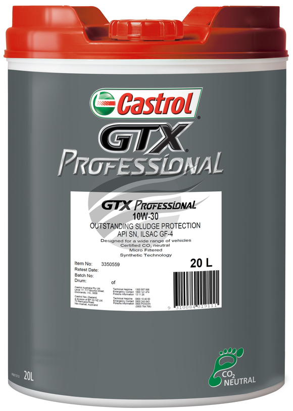 Castrol GTX Professional 10W-30 20L