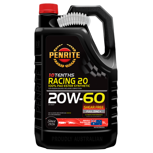 Penrite 10 Tenths Racing 20 20W-60 5L