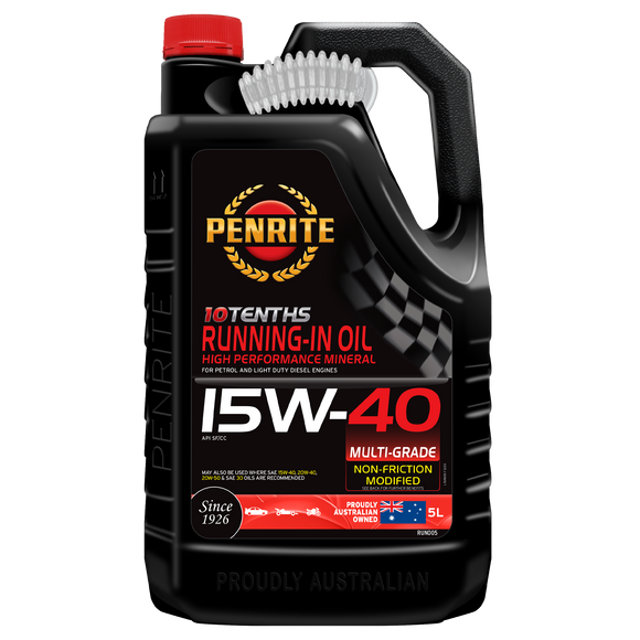 Penrite 10 Tenths Running-In Oil 15W-40 5L