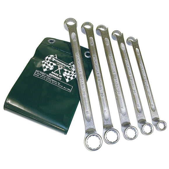 Stahlwille Double End Ring Spanner Set 10x11mm-18x19mm